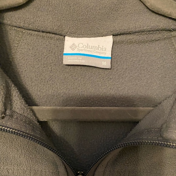 Columbia Gray Full-Zip Fleece Jacket Women's Size Medium - Picture 2 of 4